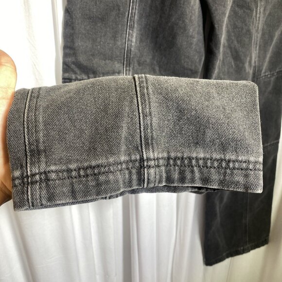 PacSun Comfort Stretch Washed Black Cargo Dad Pants,‎ Size S - Picture 8 of 12